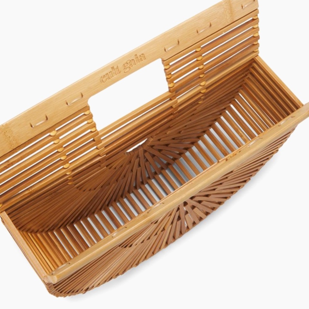 Cult Gaia GAIAS ARK SMALL TOP
HANDLE  Natural Bamboo Ark Bag - Picture 3 of 7